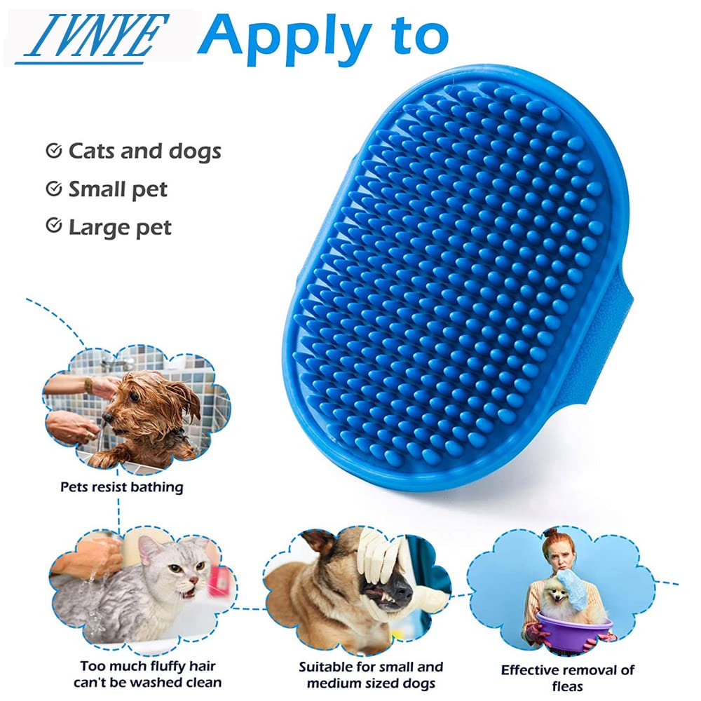 Foto 6 | Cepillo De Aseo Para Perros Jieyou Con Mango Ajustable (azul, Amarillo) - Venta Internacional.