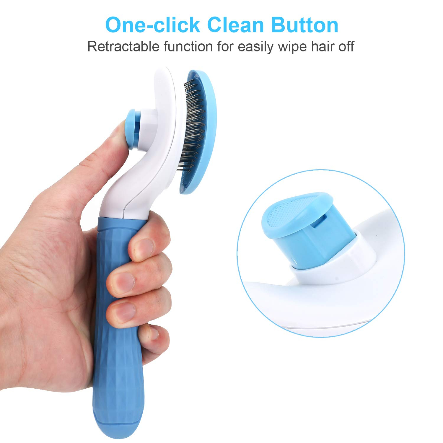 Foto 4 pulgar | Cepillo Autolimpiante Jieyou Para El Aseo De Perros, Gatos Y Conejos - Venta Internacional.