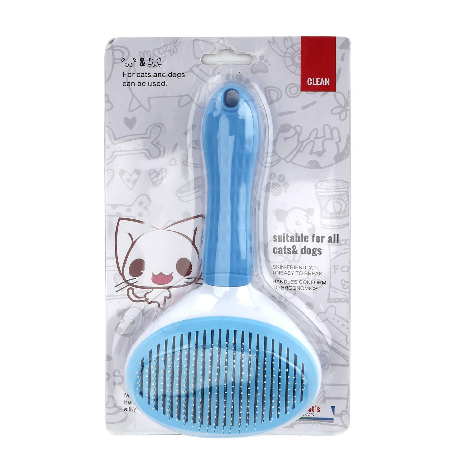 Foto 8 pulgar | Cepillo Autolimpiante Jieyou Para El Aseo De Perros, Gatos Y Conejos - Venta Internacional.