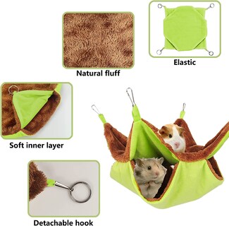 Foto 2 | Hamaca Colgante Cálida Para Mascotas Huoguo Para Animales Pequeños - Venta Internacional.