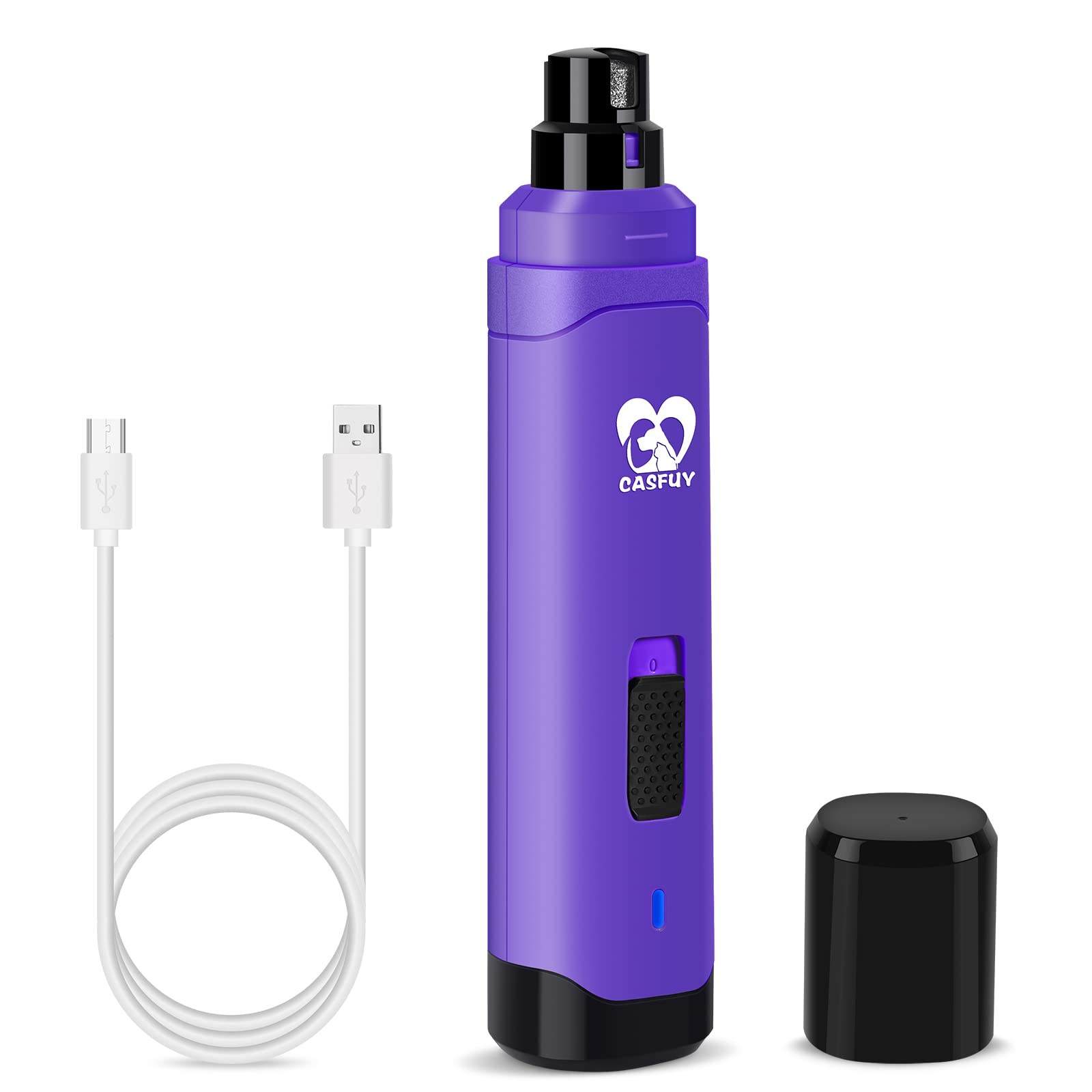 Foto 2 pulgar | Molinillo De Uñas Para Perros Casfuy, Mejorado, Eléctrico, 2 Velocidades, Morado - Venta Internacional.