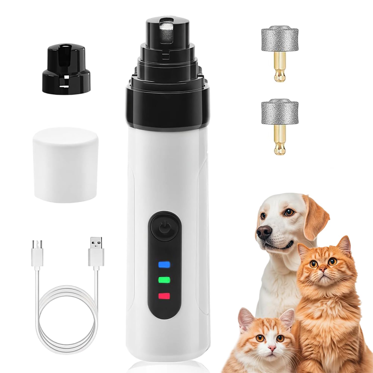 Amoladora De Uñas Heusom Silent Groom Pro 2025 Para Perros Y Gatos - Venta Internacional.