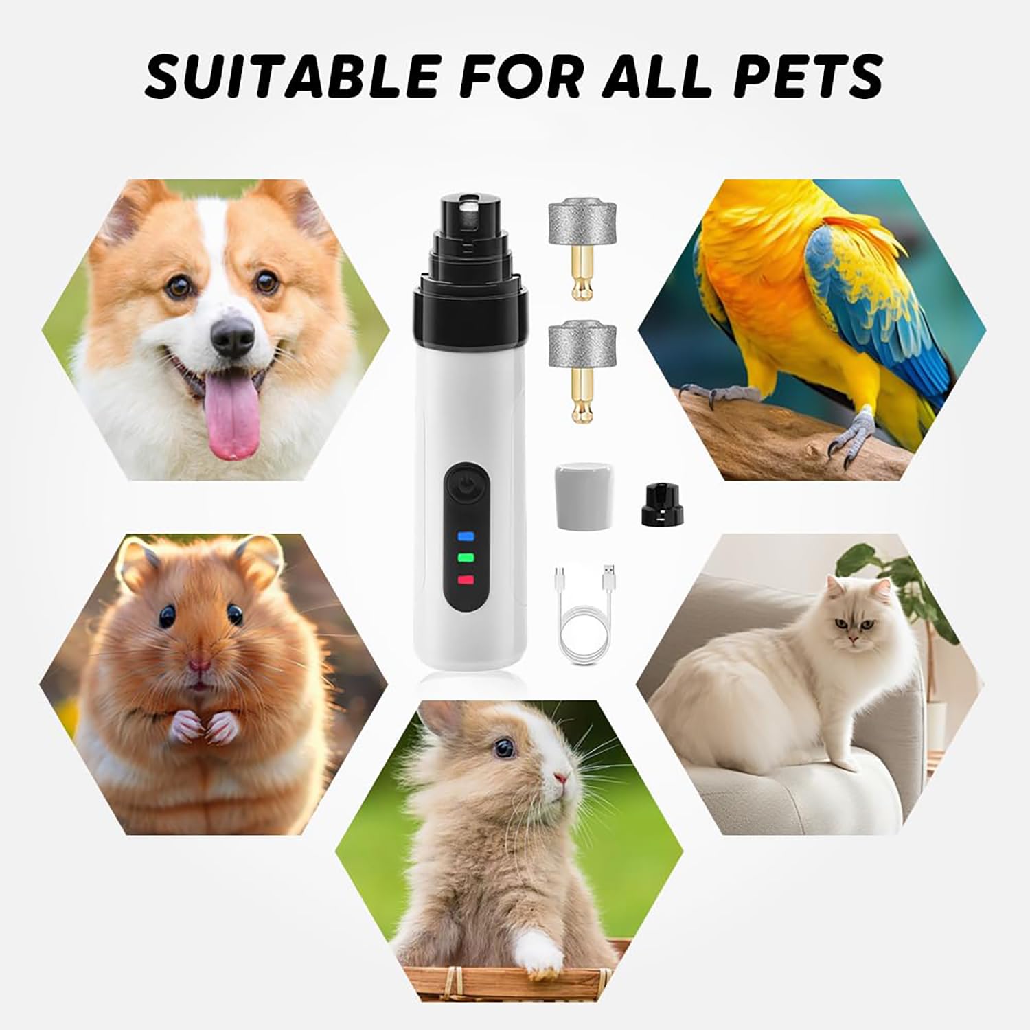 Foto 8 pulgar | Amoladora De Uñas Heusom Silent Groom Pro 2025 Para Perros Y Gatos - Venta Internacional.
