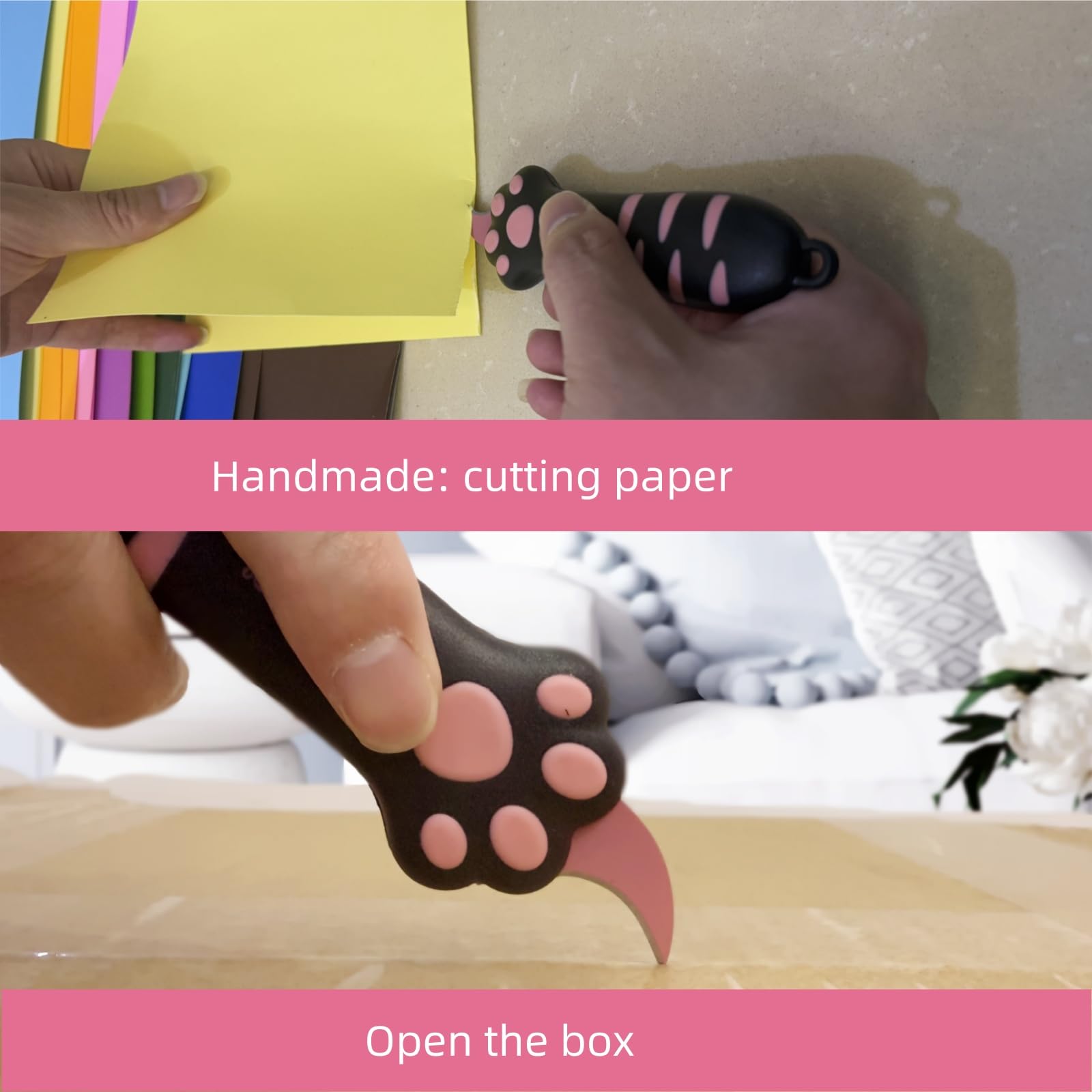 Foto 4 pulgar | Cuchillo Retráctil Box Cutter Cat Paw 2025 Para Entusiastas De Los Gatos - Venta Internacional.