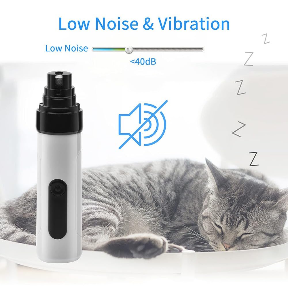 Foto 7 pulgar | Amoladora De Uñas Silent Groom Pro Heusom Recargable Por Usb Para Perros - Venta Internacional.