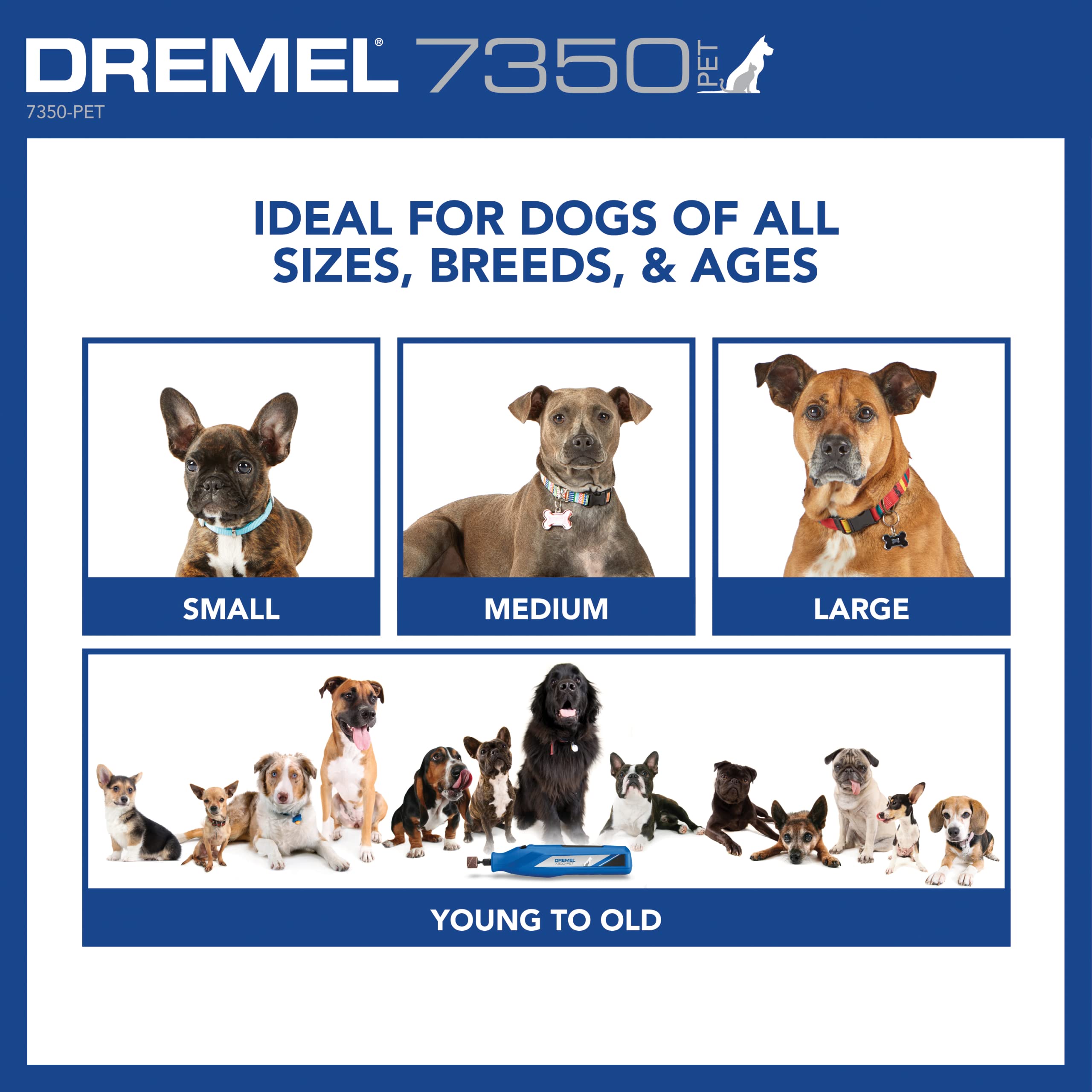 Foto 4 pulgar | Molinillo De Uñas Para Mascotas Y Perros Dremel 7350-pet 4v, Fácil De Usar Y Seguro - Venta Internacional.