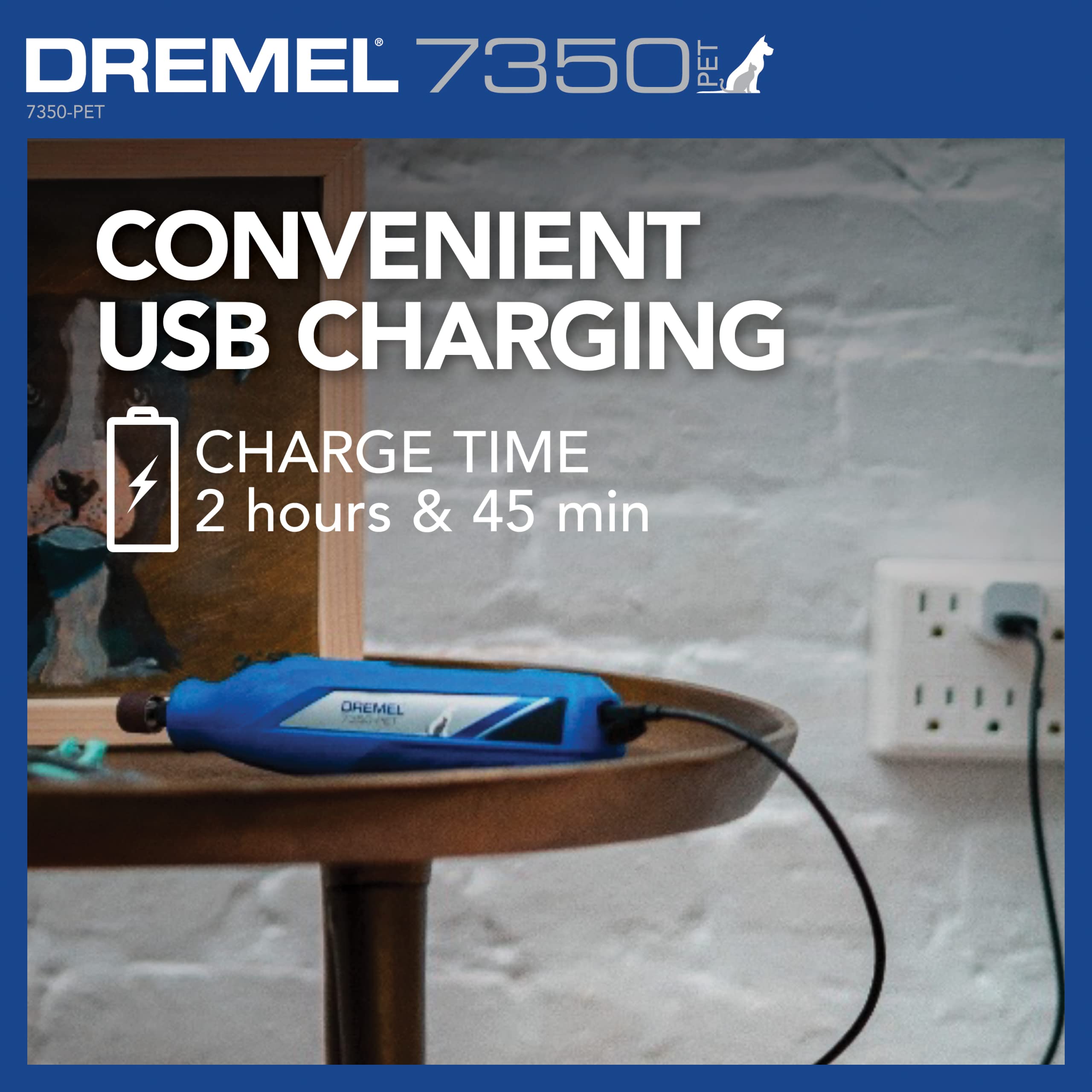 Foto 6 pulgar | Molinillo De Uñas Para Mascotas Y Perros Dremel 7350-pet 4v, Fácil De Usar Y Seguro - Venta Internacional.