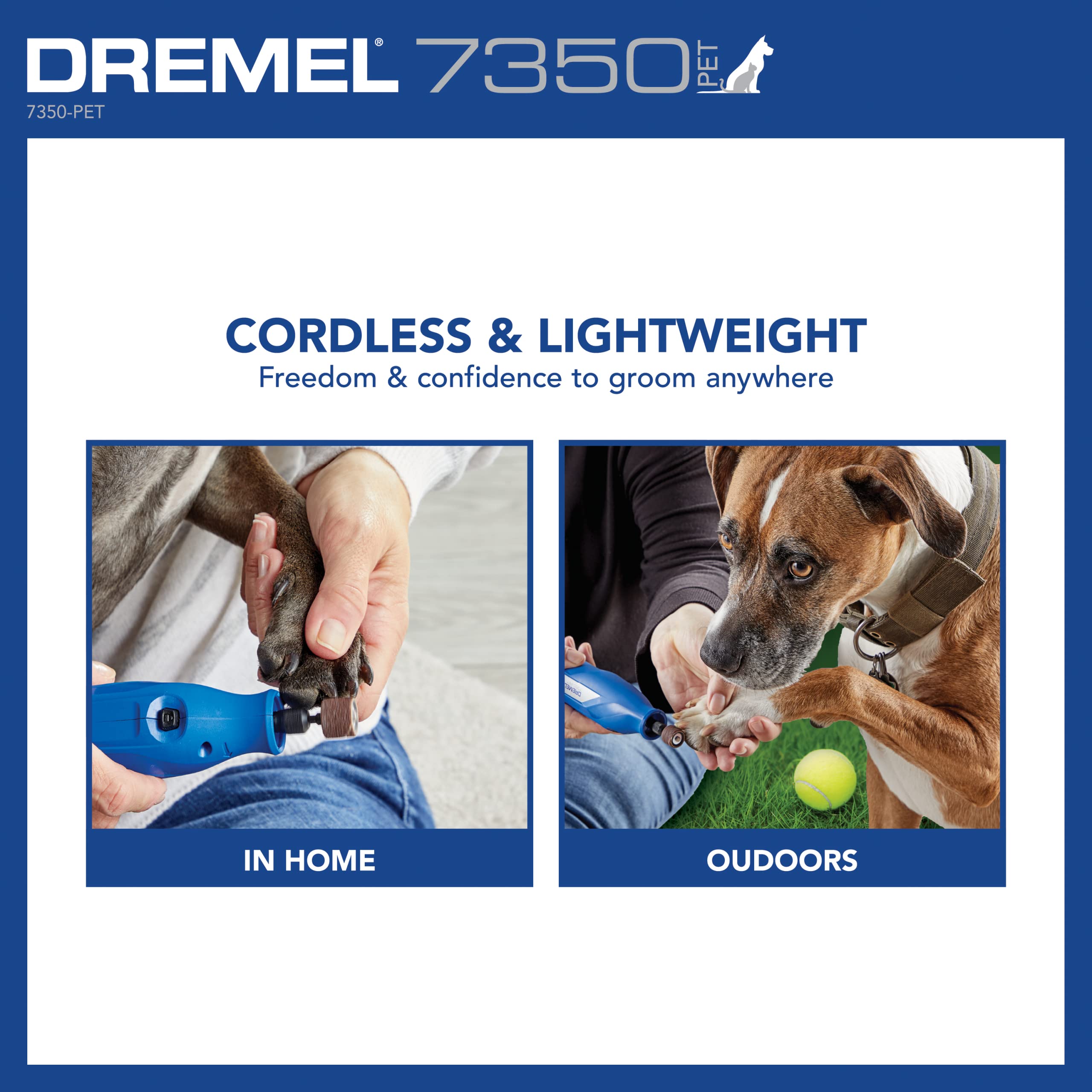 Foto 7 pulgar | Molinillo De Uñas Para Mascotas Y Perros Dremel 7350-pet 4v, Fácil De Usar Y Seguro - Venta Internacional.