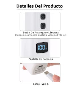 Foto 4 | Lima Corta Uñas Lab.g Eléctrico Mascotas Negro Blanco