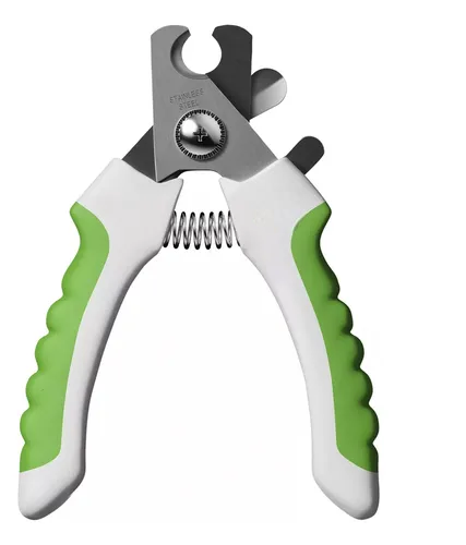 Foto 4 pulgar | Corta Uñas Para Mascotas Perros Y Gatos Medianos Tijera De Acero Inoxidable Color Verde