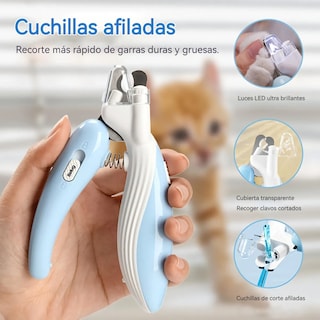 Foto 4 | Corta Uñas Belug Mascota Azul Blanco