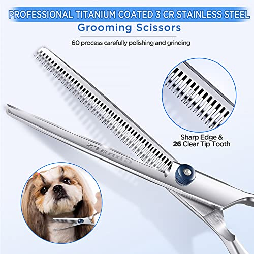 Foto 4 pulgar | Kit De Tijeras De Peluquería Canina Gimars Professional 4cr Stainless  - Venta Internacional.