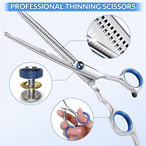 Foto 6 pulgar | Kit De Tijeras De Peluquería Canina Gimars Professional 4cr Stainless  - Venta Internacional.