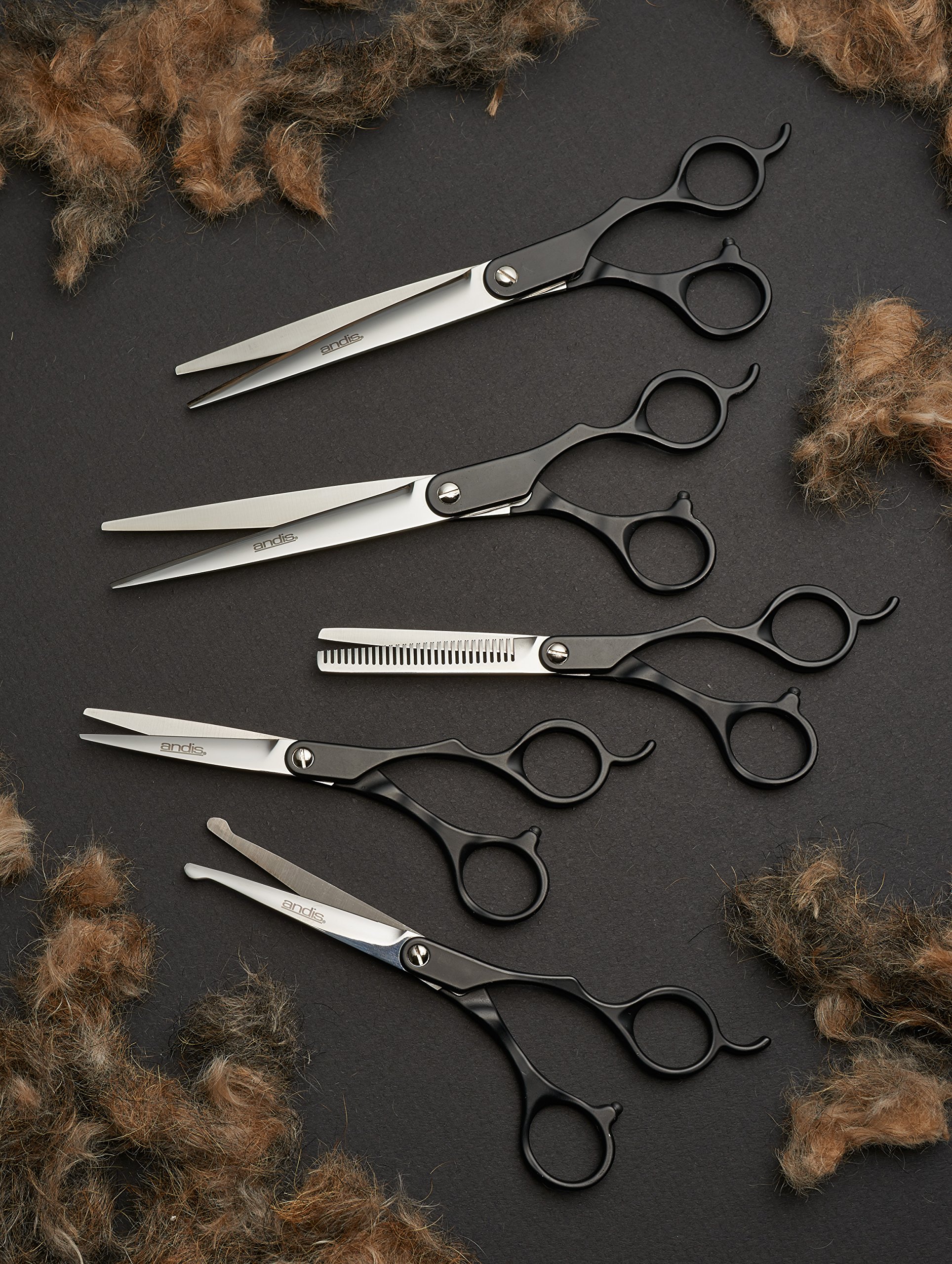 Foto 4 pulgar | Peluquería Profesional Para Perros Y Gatos Diestros Shears Andis Straight - Venta Internacional.