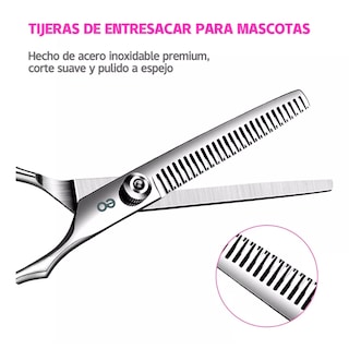 Foto 3 | Kit De Tijeras D/perro 5 Pzs. Eo Safe Imports Esi-9836-1 Plata
