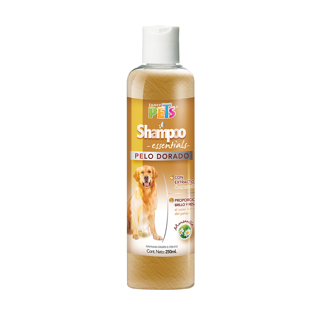 Shampoo Fancy Pets Essentials para Pelo Dorado de Perro con 250 ML