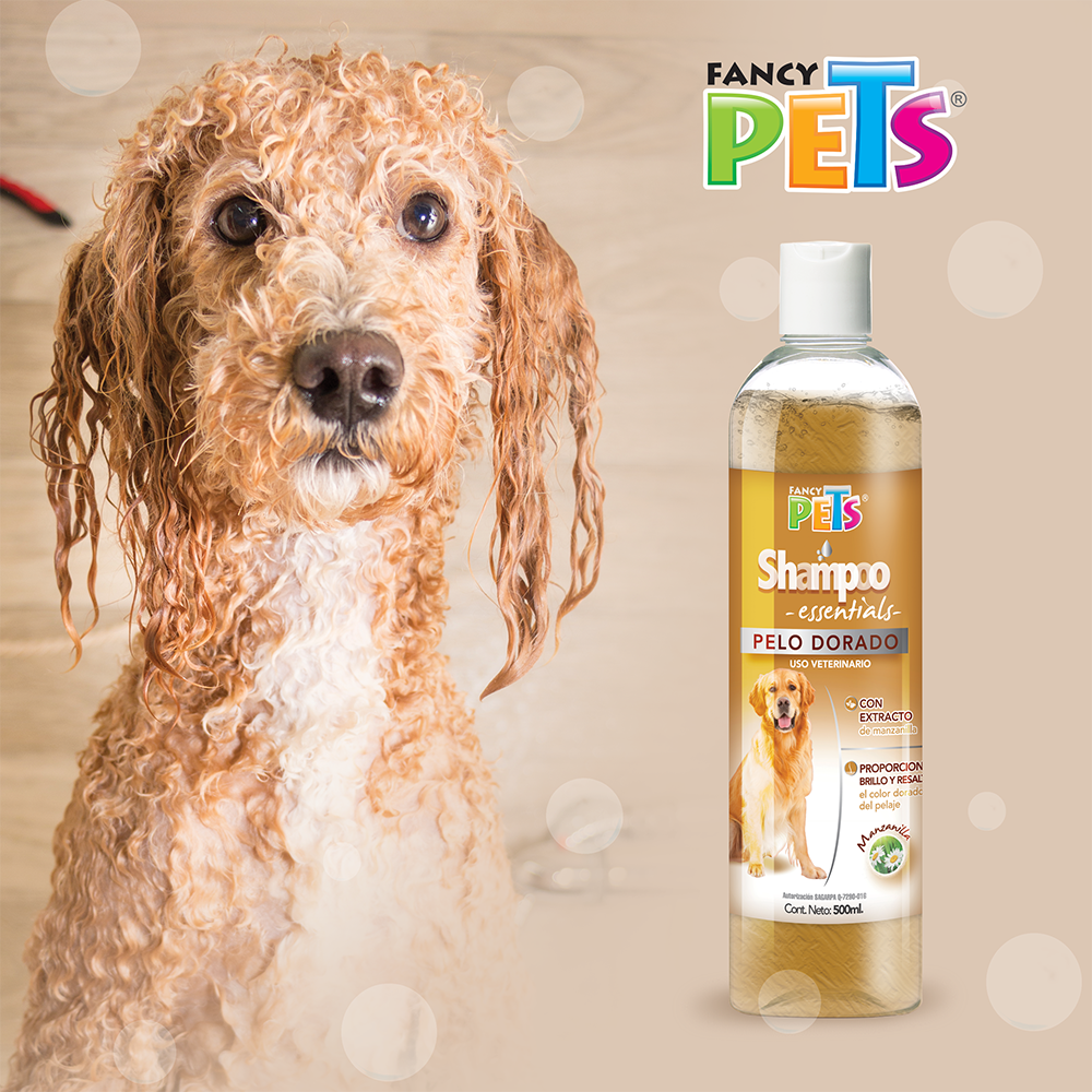 Foto 2 | Shampoo Essentials Fancy Pets con 500 Mililitros para Pelo Dorado de Perro