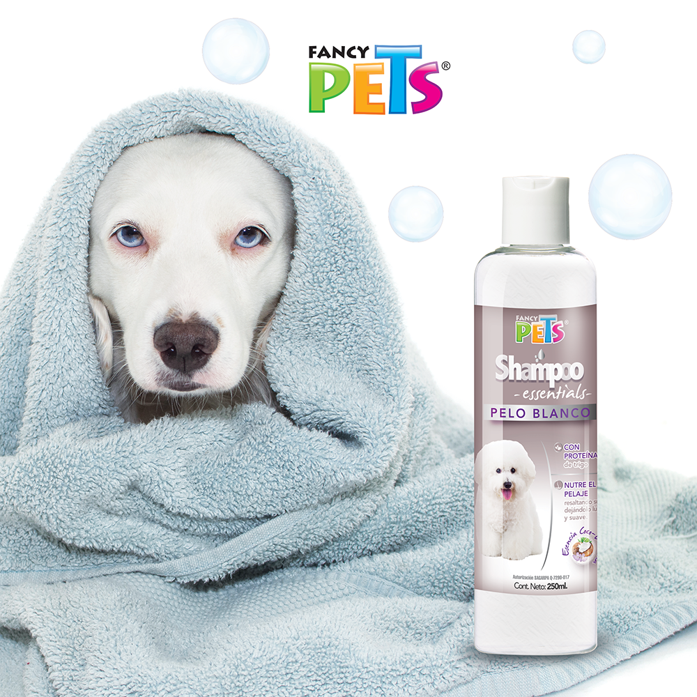 Foto 3 pulgar | Essentials Shampoo Fancy Pets con 250 Mililitros para Pelo Blanco de Perro