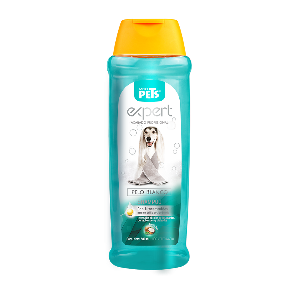 Shampoo Expert Fancy Pets con 500 Mililitros para Perro con Pelo Blanco