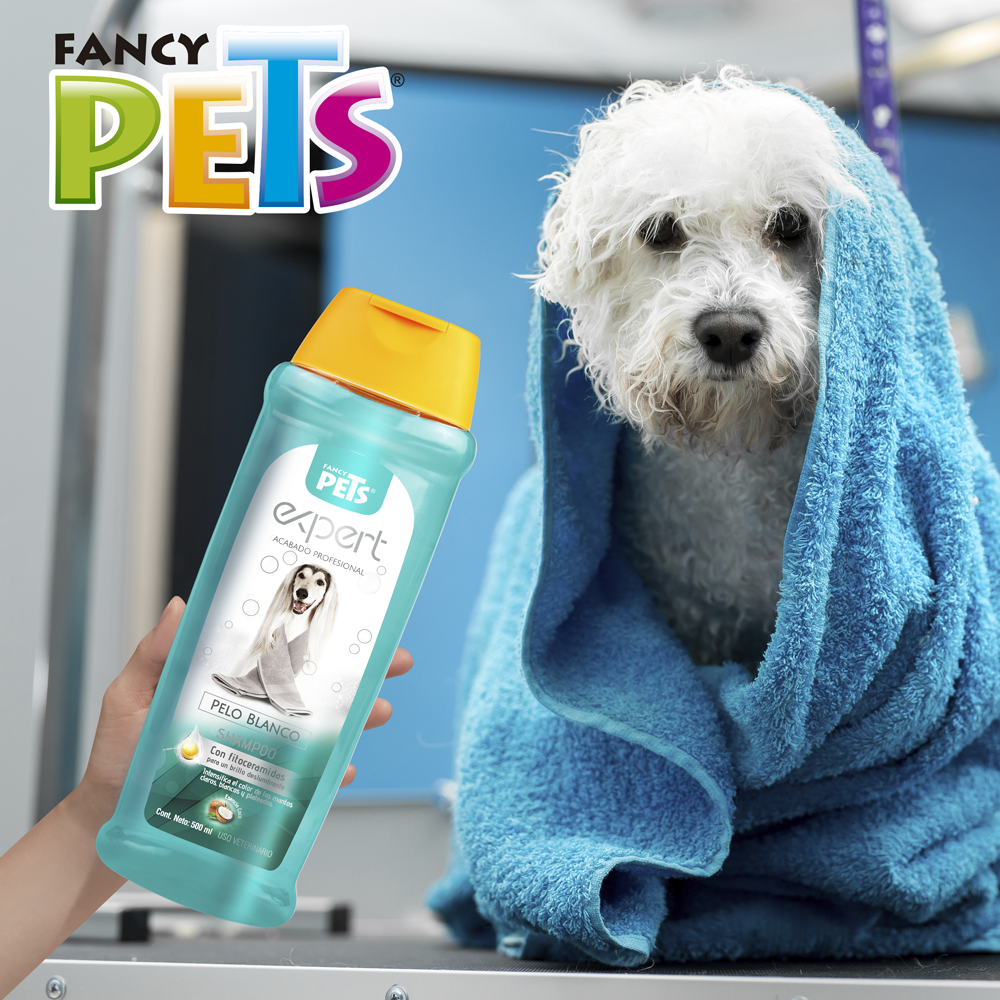 Foto 5 pulgar | Shampoo Expert Fancy Pets con 500 Mililitros para Perro con Pelo Blanco