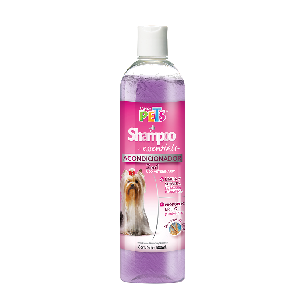 Foto 2 pulgar | Shampoo Essentials Fancy Pets con Acondicionador 2 en 1 Con 500 Mililitros para Perro