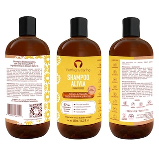 Foto 2 | Shampoo Alivia para Mascotas Petting Is Caring 480 ml