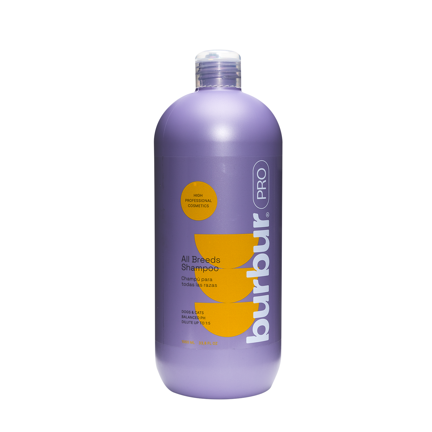 Foto 2 pulgar | Burbur Pro Shampoo Para Todas Las Razas De 1 Lt Para Perros Y Gatos