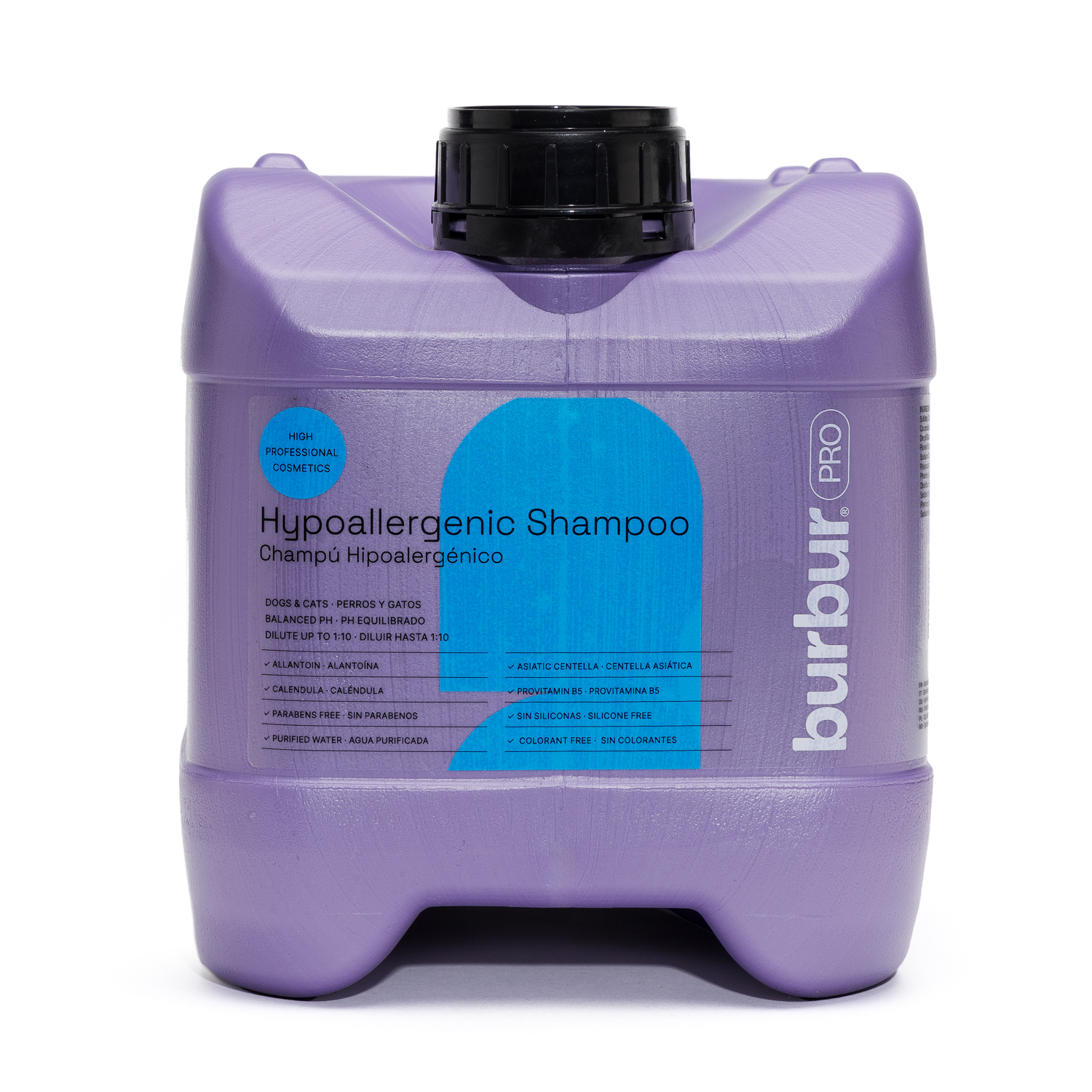 Foto 2 pulgar | Burbur Pro Shampoo Hipoalérgenico De 4 Lts Para Perros Y Gatos