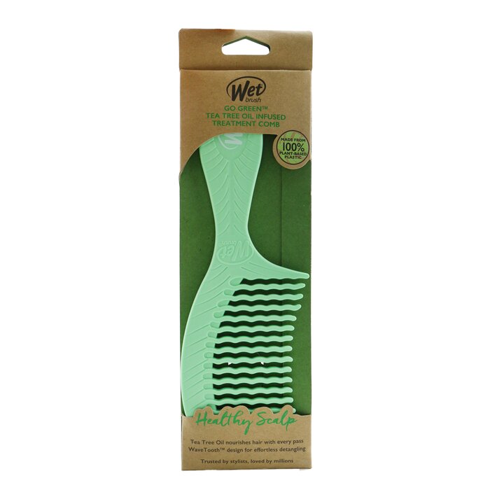 Foto 6 pulgar | Peine De Tratamiento Wet Brush Go Con Infusión De Aceite De Árbol De Té Verde - Venta Internacional.