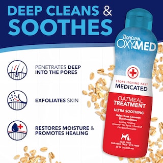 Foto 5 | Acondicionador Tropiclean Oxymed Medication Itchy Skin 3,78 L Para Perros Y Gatos - Venta Internacional.