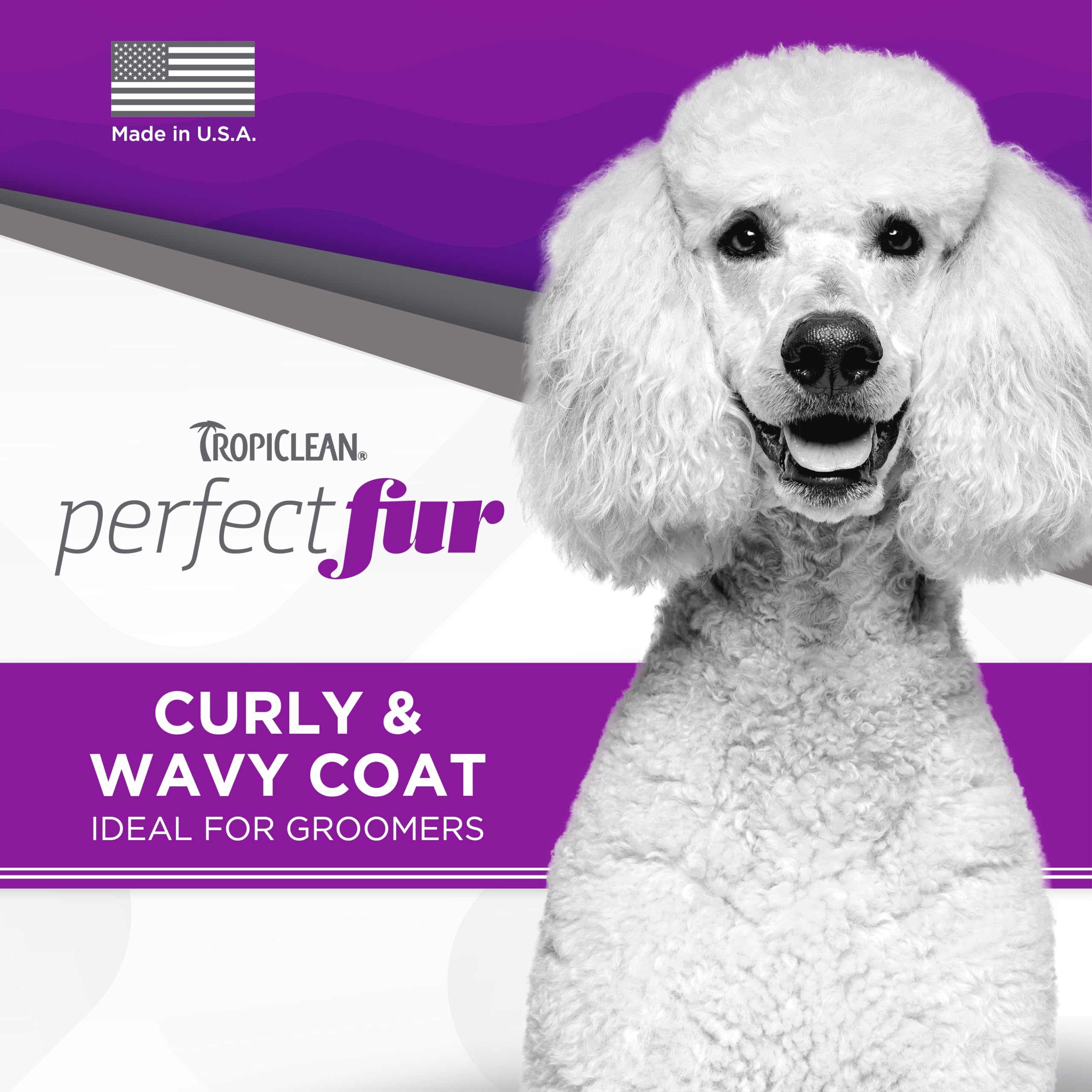 Foto 2 | Champú Tropiclean Perfectfur Detangling Para Perro Rizado, 3,78 L - Venta Internacional.