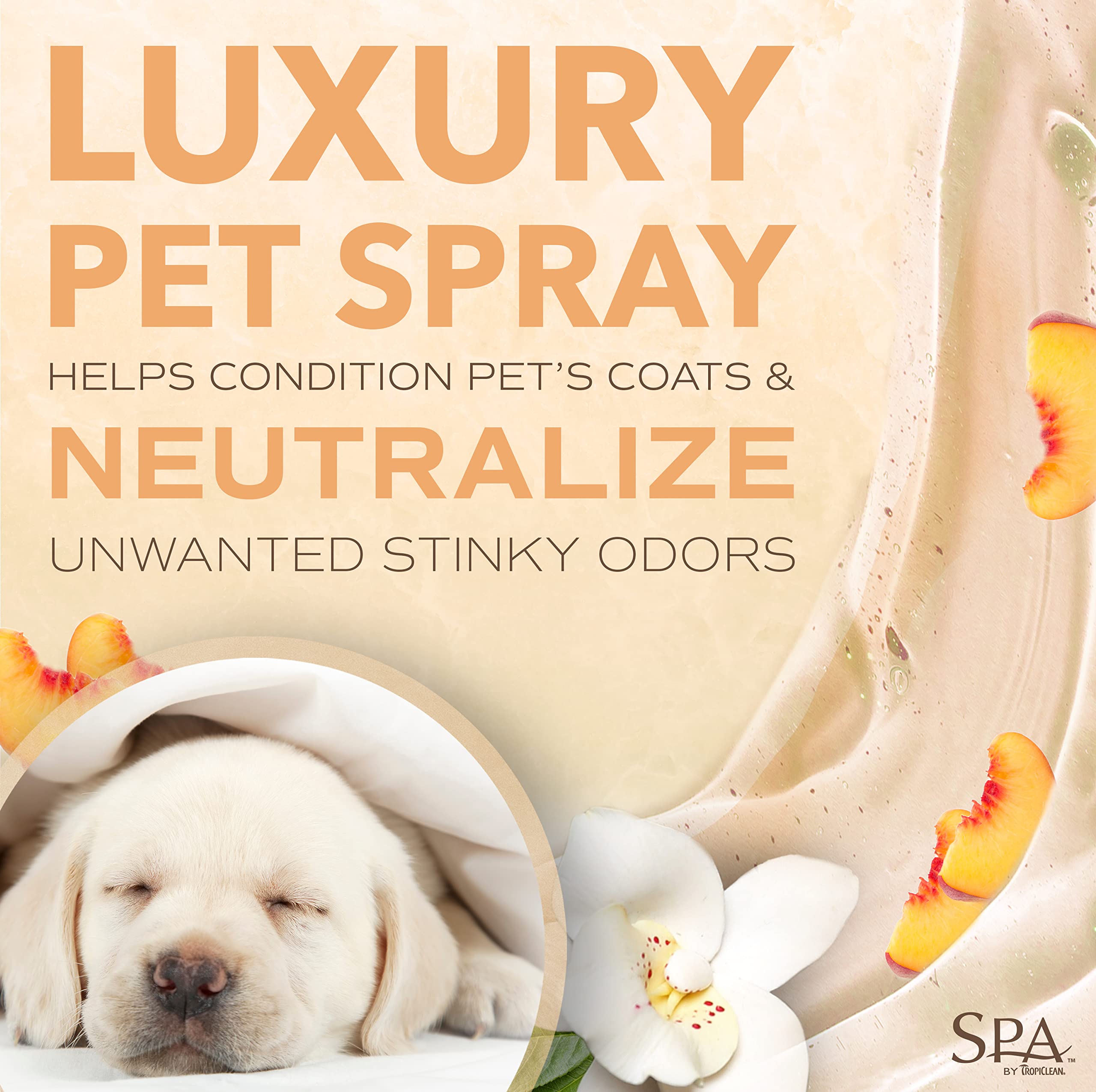 Foto 4 pulgar | Colonia En Aerosol Para Perros Tropiclean Spa Renew Peach & Plum 240 Ml - Venta Internacional.