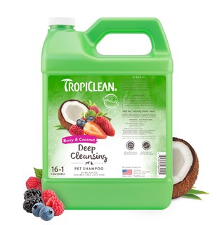 Foto 1 | Champú Para Perros Tropiclean Berry & Coconut Deep Cleansing 3,78 L - Venta Internacional.