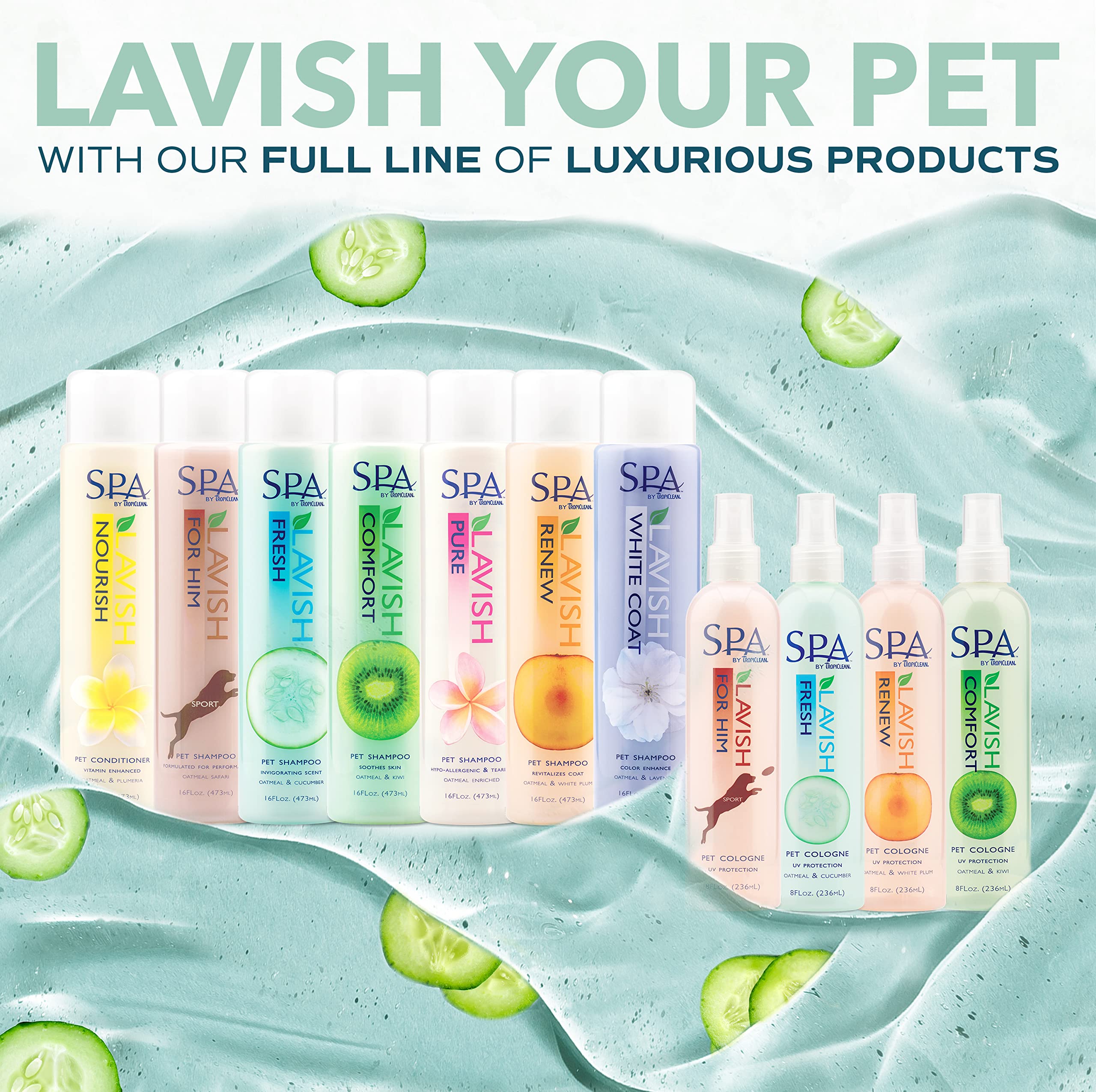 Foto 8 pulgar | Champú Para Perros Tropiclean Spa Lavish Fresh Scent 473 Ml - Venta Internacional.