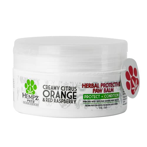 Bálsamo Para Patas Hempz Petz, Cremoso, Cítricos, Naranja Y Frambuesa Roja, 60 Ml - Venta Internacional.