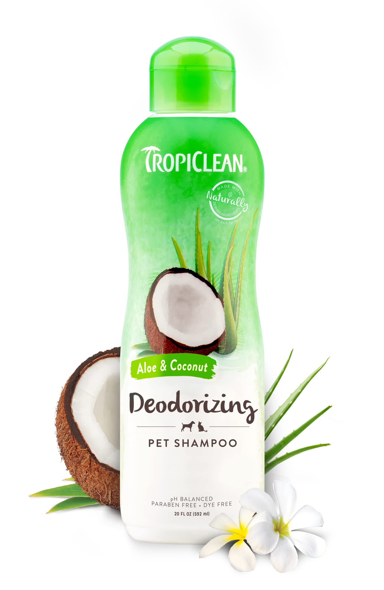 Champú Para Perros Tropiclean, Desodorizante Con Aloe Y Coco, 600 Ml - Venta Internacional.