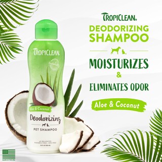 Foto 2 | Champú Para Perros Tropiclean, Desodorizante Con Aloe Y Coco, 600 Ml - Venta Internacional.