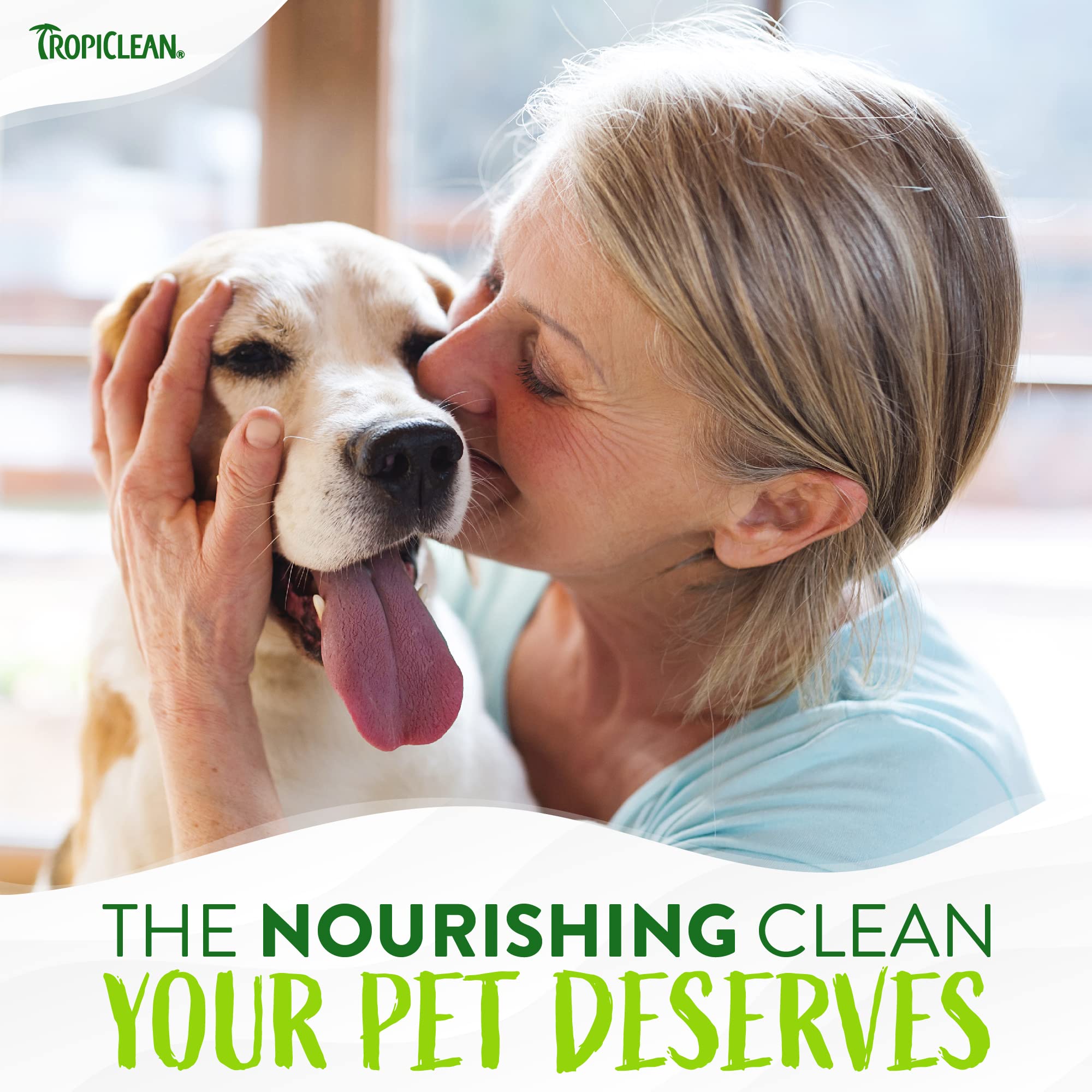 Foto 7 | Champú Para Perros Tropiclean, Desodorizante Con Aloe Y Coco, 600 Ml - Venta Internacional.