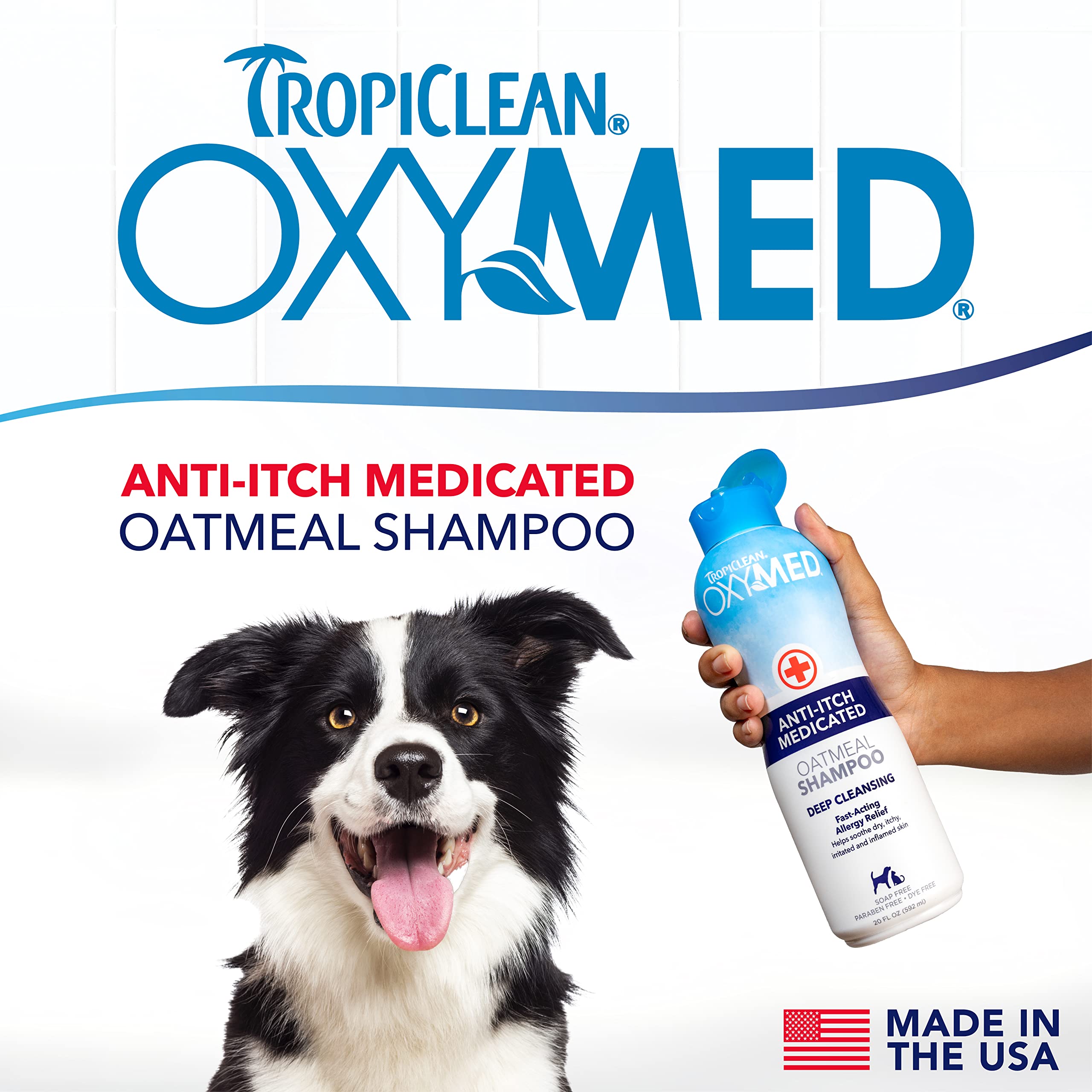 Foto 3 pulgar | Champú Tropiclean Oxymed Medication Para Piel Con Picazón, 600 Ml - Venta Internacional.