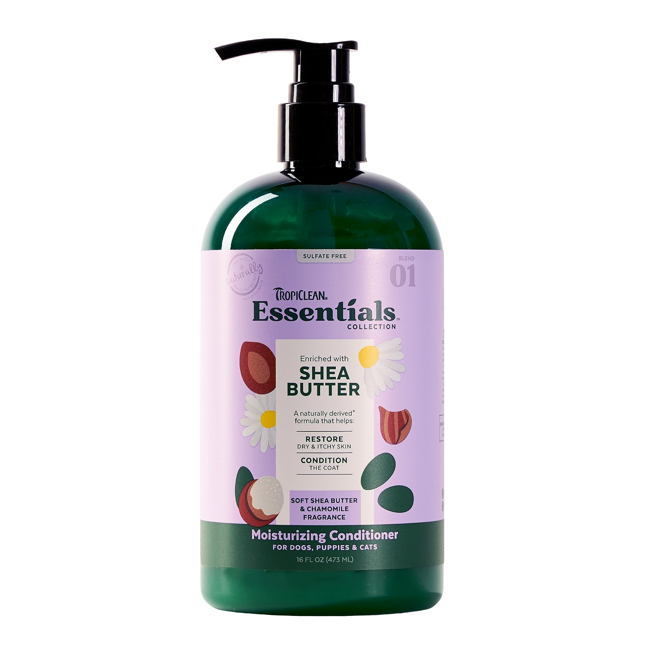 Acondicionador Tropiclean Essentials Con Manteca De Karité Para Perros - Venta Internacional.