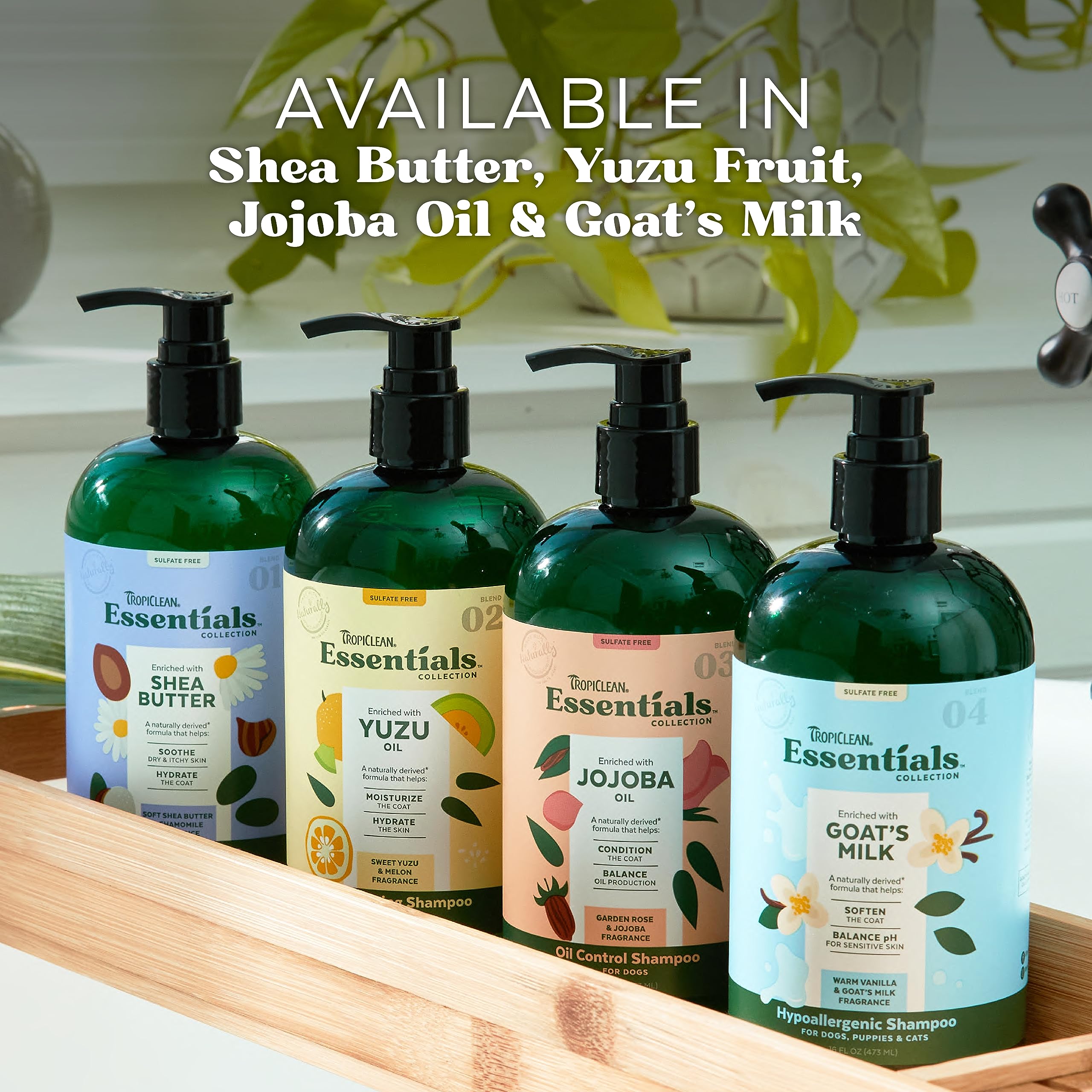 Foto 3 | Acondicionador Tropiclean Essentials Con Manteca De Karité Para Perros - Venta Internacional.
