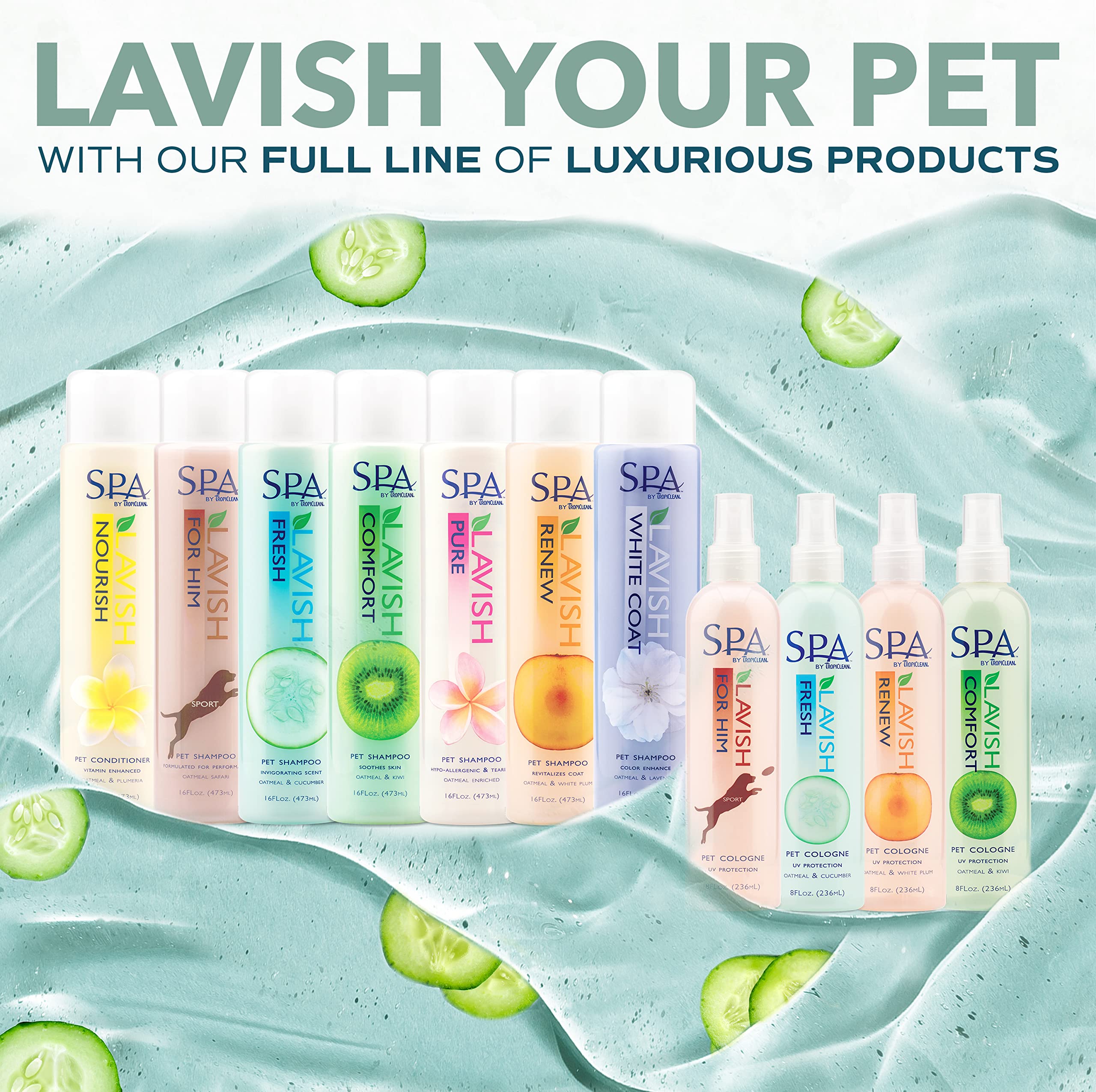 Foto 8 pulgar | Colonia En Aerosol Para Perros Tropiclean Spa, Pepino Fresco, 240 Ml - Venta Internacional.