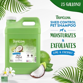 Foto 2 | Champú Para Perros Tropiclean Lime & Coconut Desheding 9.5 L - Venta Internacional.
