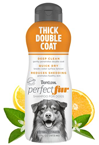 Champú Para Perros Tropiclean Perfect Fur Para Controlar La Caída De Pelo, 480 Ml - Venta Internacional.