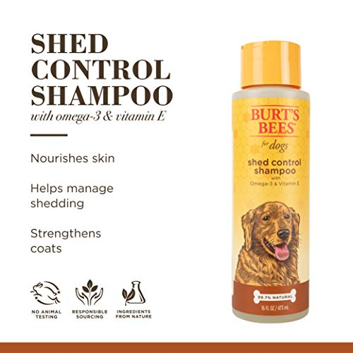 Foto 6 pulgar | Champú Shed Control Burt's Bees Para Perros Con Omega 3 Y Vitam - Venta Internacional.