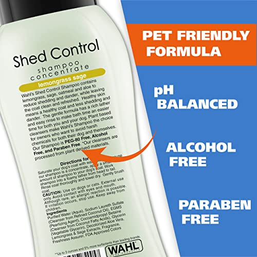 Foto 4 pulgar | Champú Para Mascotas Wahl Shed Control Para Perros Que Pierden Pelo Y Caspa, 720 M - Venta Internacional.