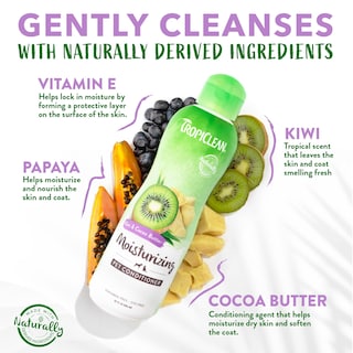 Foto 3 | Acondicionador Para Perros Tropiclean Con Mantequilla De Kiwi Y Coco, 600 Ml, Fabricado En Ee. Uu - Venta Internacional.