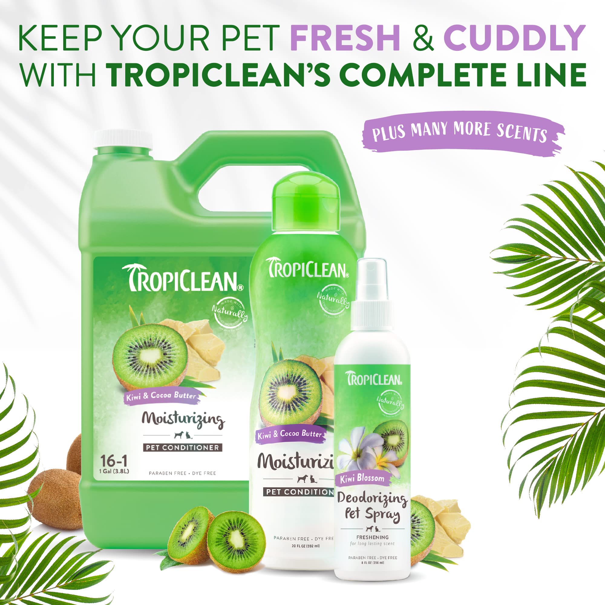 Foto 8 pulgar | Acondicionador Para Perros Tropiclean Con Mantequilla De Kiwi Y Coco, 600 Ml, Fabricado En Ee. Uu - Venta Internacional.