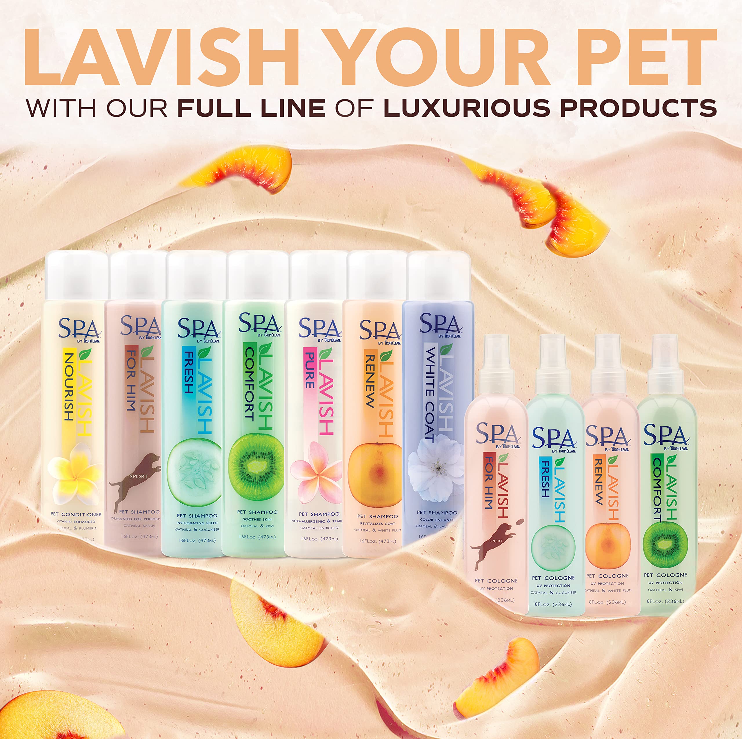 Foto 8 pulgar | Champú Para Perros Tropiclean Spa Lavish Renew Desodorizante 480 Ml - Venta Internacional.