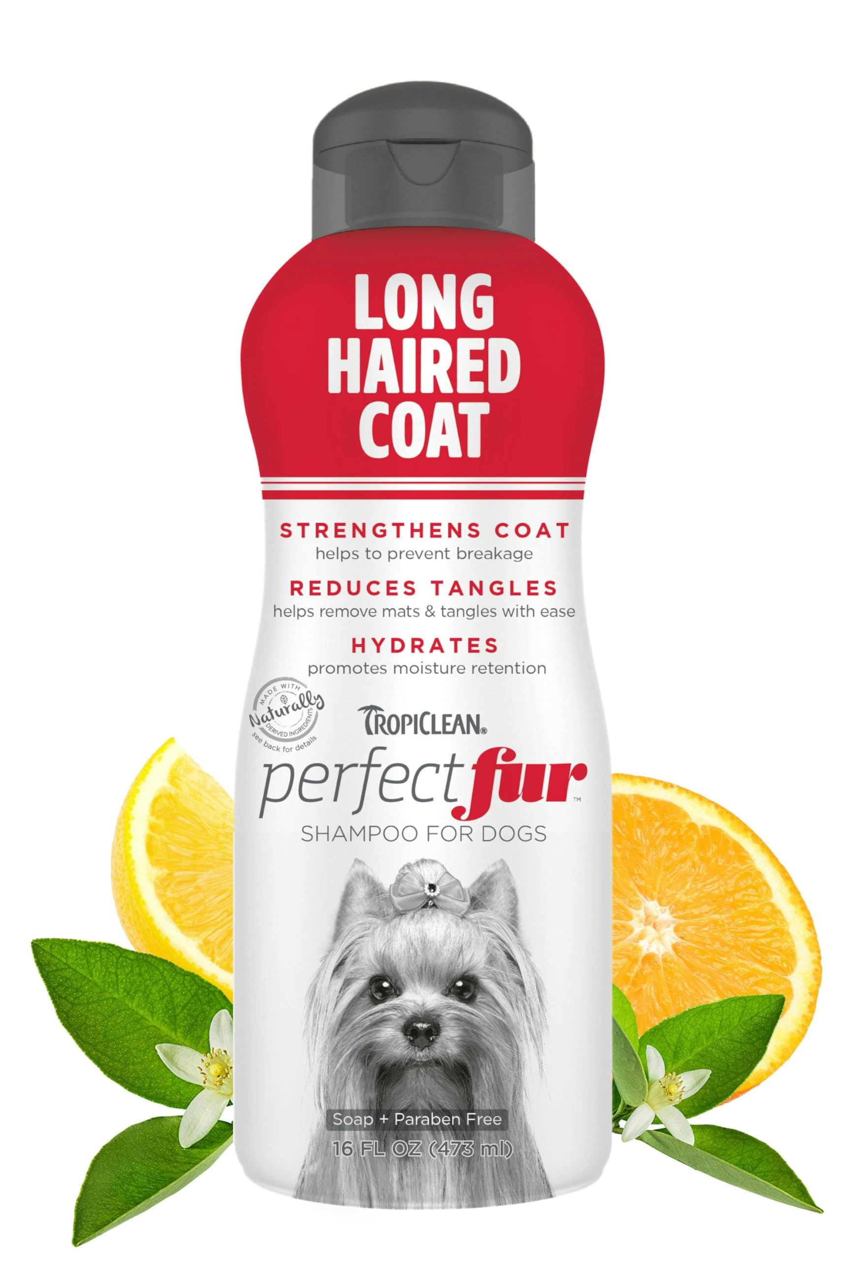 Champú Para Perros Tropiclean Perfect Fur Detangling 480 Ml Long Fur - Venta Internacional.